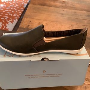 Olive green flat